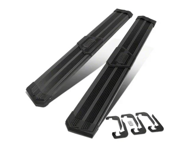 10-Inch Flat Step Bar Running Boards; Black (07-19 Sierra 3500 HD Extended/Double Cab)Find parts that fit my vehicle