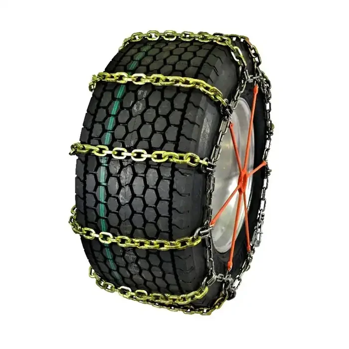 11-24.5 Quality Chain Truck Wide Base Heavy Duty Square Link Alloy (Non-Cam) – Dual/Triple – 1 Pair