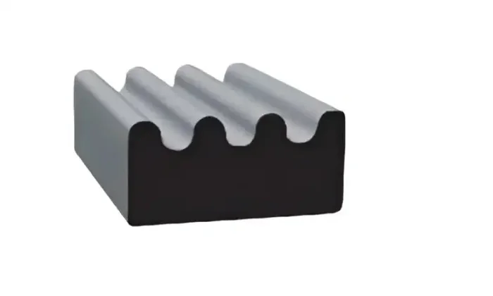 113H2-50 Clean Seal Door Window Channel Seal Ribbed Type