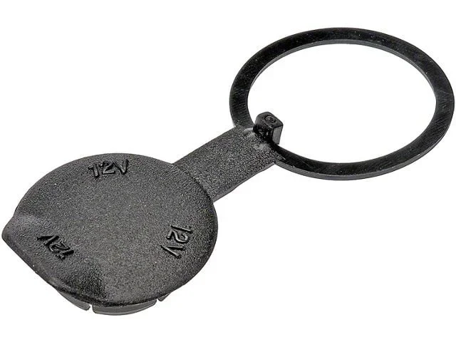 12 Volt Accessory Power Outlet Cover; Plug Retainer; Black (07-14 Sierra 3500 HD)Find parts that fit my vehicle