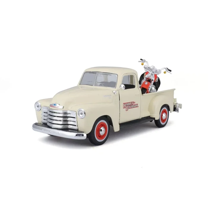 1950 Chevy 3100/2002 Harley-Davidson Heritage Springer Diecast