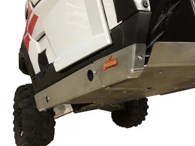 2-Piece Aluminum Rock Slider Skid Plates, Polaris General 1000 2-Seater Model