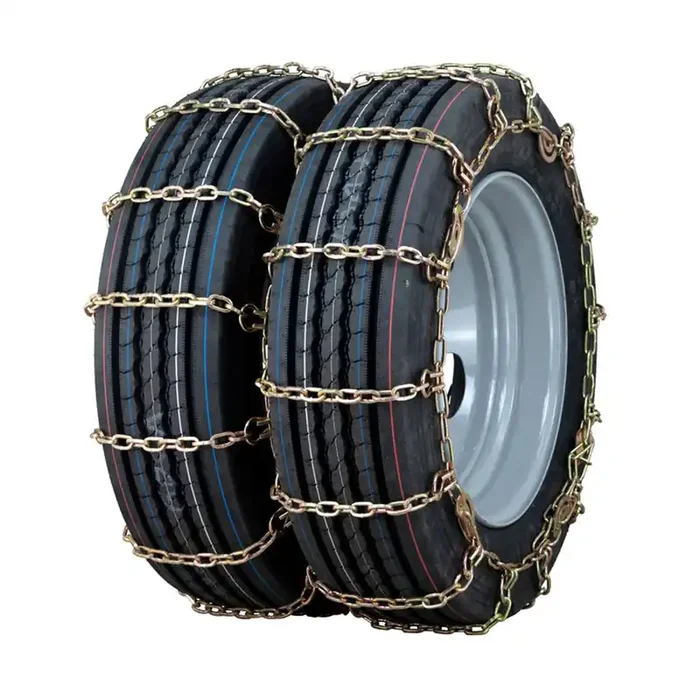 285/75-22.5 Quality Chain Medium Truck Dual Triple Twisted Square Link Alloy Cam – 1 Pair