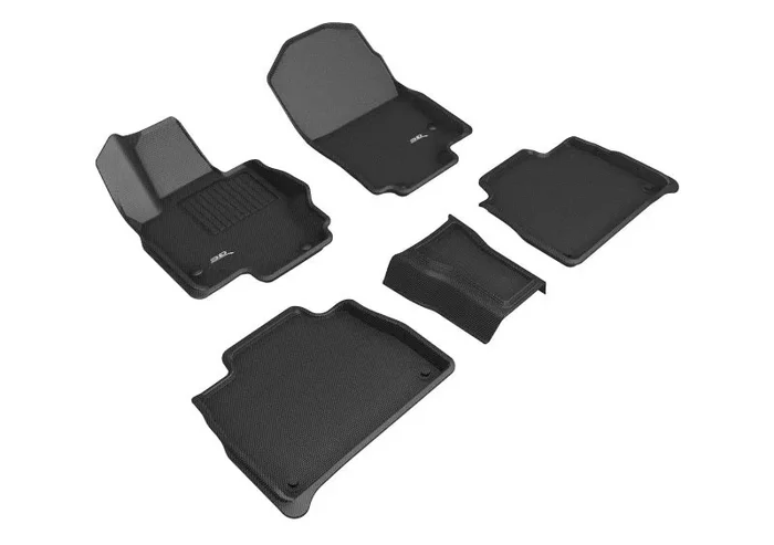 3D MAXpider 20-22 Mercedes-Benz GLE-Class 5-Seat Kagu 1st & 2nd Row Floormat – Black