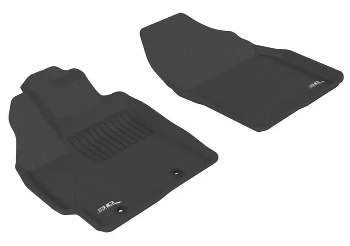 3D MAXpider 2012-2017 Toyota Prius/Prius V Kagu 1st Row Floormat – Black