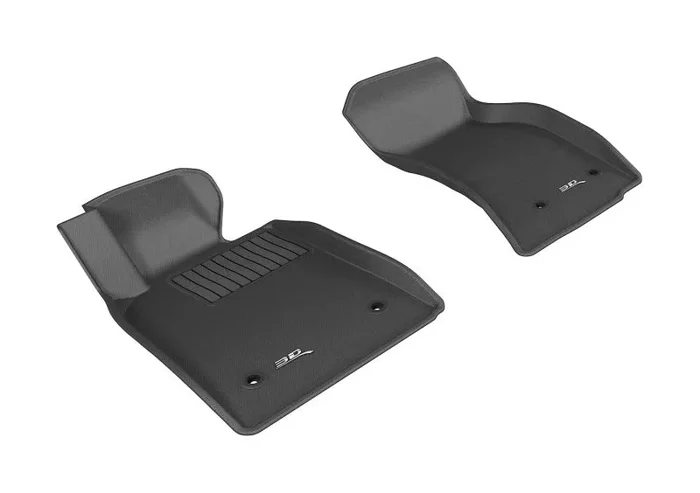 3D MAXpider 2013-2019 Cadillac ATS/ATS-V Kagu 1st Row Floormat – Black