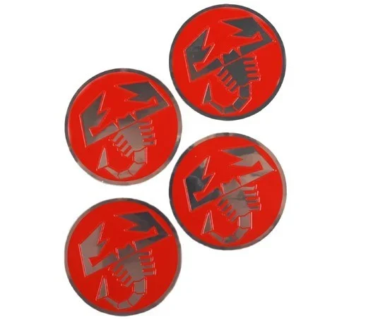 3D Sticker Set Scorpione Silver Look 48