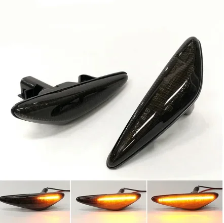 Abarth 124 Spider LED Side Indicators Smoked & Clear Lens