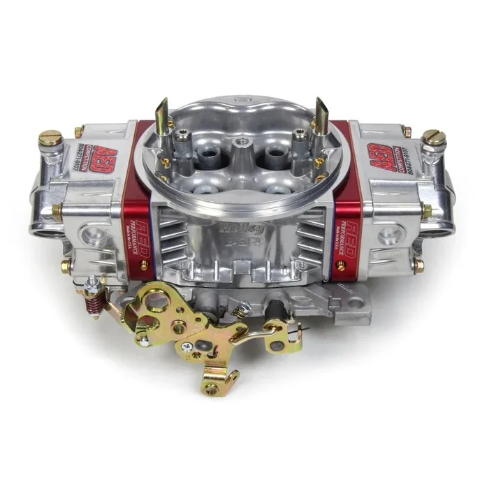 AED Ultra Crate Motor Carburetor – 4-Barrel – 650 CFM – Square Bore – No Choke – Mechanical Secondary – Dual Inlet – Chromate