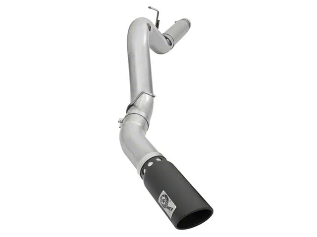 AFE ATLAS 5-Inch DPF-Back Single Exhaust System with Black Tip; Side Exit (2016 6.6L Duramax Sierra 3500 HD)Find parts that fit my vehicle