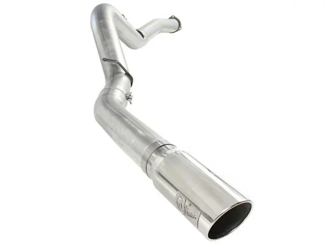 AFE ATLAS 5-Inch DPF-Back Single Exhaust System with Polished Tip; Side Exit (07-10 6.6L Duramax Sierra 3500 HD)Find parts that fit my vehicle