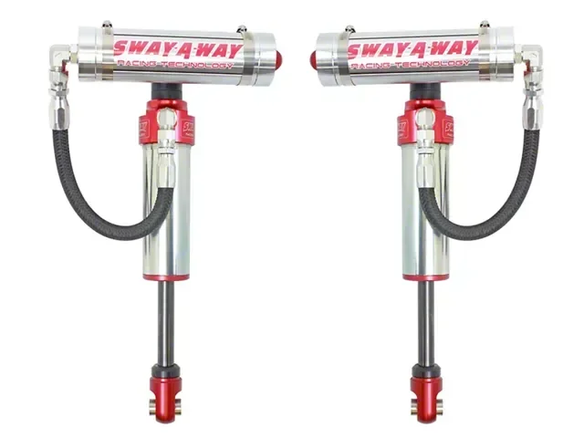 AFE Control Sway-A-Way 2.5 Front Shocks with Remote Reservoirs for 0 to 1.50-Inch Lift (01-10 6.6L Duramax Sierra 3500 HD)Find parts that fit my vehicle