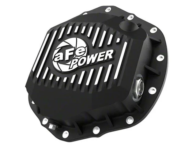 AFE Pro Series Rear Differential Cover with Machined Fins; Black (20-26 Sierra 3500 HD)Find parts that fit my vehicle
