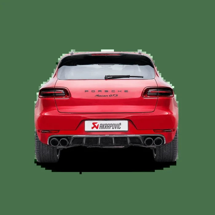 Akrapovic 2014 Porsche Macan Turbo (95B) Evolution Line Cat Back (Titanium) w/ Carbon Fiber Tips