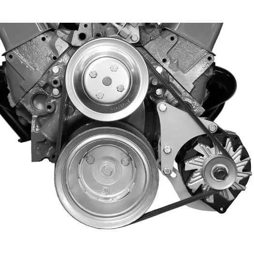 Alan Grove Components Alternator Bracket – SB Chevy – Long Water Pump – LH – Low Mount