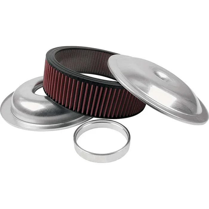 Allstar Performance 14″ Air Cleaner Kit With Washable Element – 3″ – Plain