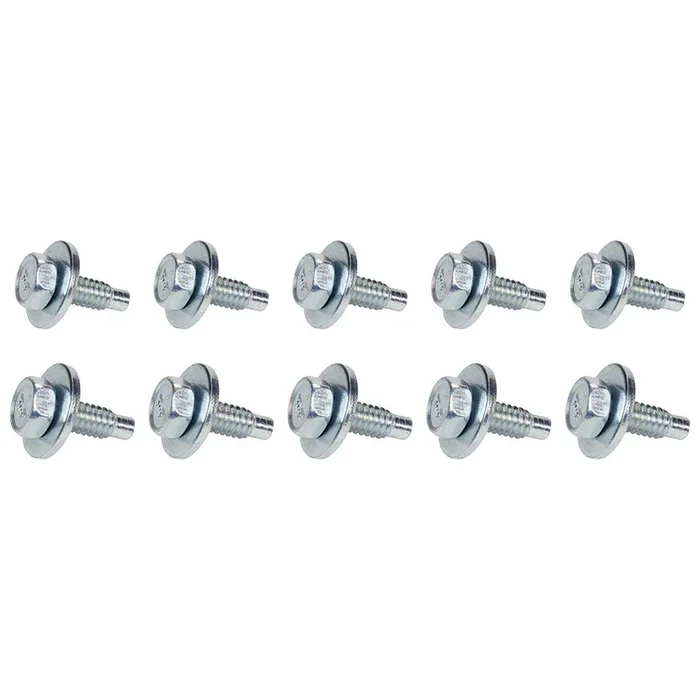 Allstar Performance Body Bolt Kit – 1/4-20″ – 3/4″ Long – Hex Head – Zinc Oxide (Set of 10)