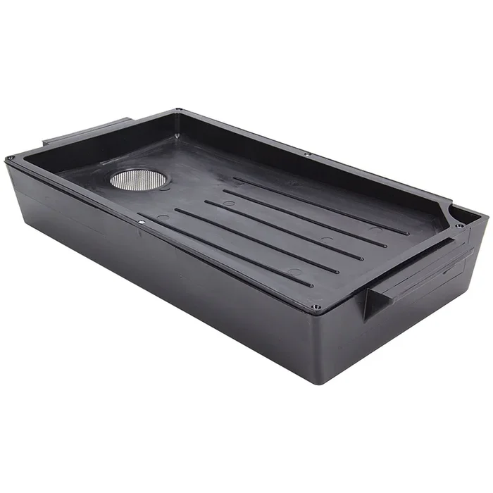 Allstar Performance Quick Change Drain Pan – 14 x 8 in Rectangle – 2-1/2 in Deep – Black