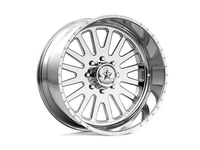 American Force F20 Atom SS Polished 8-Lug Wheel; 20×10; -25mm Offset (01-06 Sierra 3500 HD SRW)Find parts that fit my vehicle