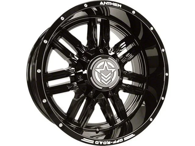 Anthem Off-Road Equalizer Gloss Black 8-Lug Wheel; 18×10; -24mm Offset (01-06 Sierra 3500 HD SRW)Find parts that fit my vehicle
