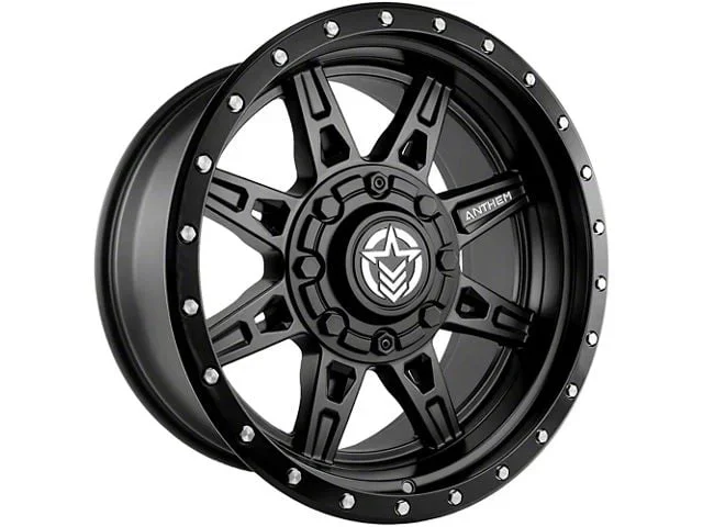 Anthem Off-Road Rogue Satin Black 8-Lug Wheel; 18×9; 18mm Offset (20-26 Sierra 3500 HD SRW)Find parts that fit my vehicle