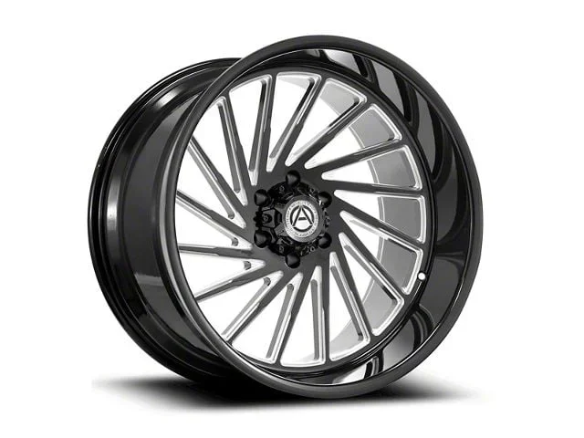 Artem CURVUS Gloss Black Milled 8-Lug Wheel; 26×14; -76mm Offset (15-19 Sierra 3500 HD SRW)Find parts that fit my vehicle