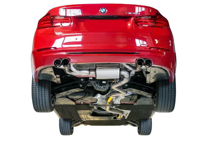 AWE Tuning BMW F3X N20/N26 328i/428i Touring Edition Exhaust Quad Outlet – 80mm Diamond Black Tips
