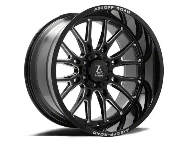 Axe Wheels Atlas Gloss Black Milled 8-Lug Wheel; 20×10; -19mm Offset (15-19 Sierra 3500 HD SRW)Find parts that fit my vehicle