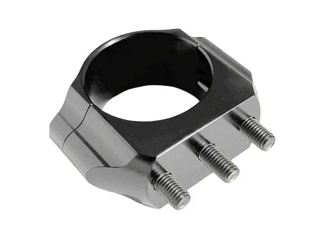 Bad Ass Mounts 2-Inch Roll Bar Clamp; Silver (Universal; Some Adaptation May Be Required)