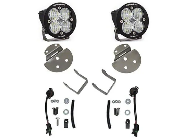 Baja Designs Squadron Sport LED Fog Light Pocket Kit; Clear (15-19 Sierra 3500 HD)Find parts that fit my vehicle