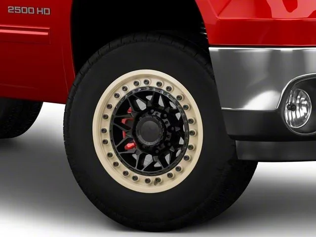 Black Rhino Alpha Matte Black with Sand Lip 8-Lug Wheel; 18×9; 0mm Offset (11-14 Sierra 3500 HD SRW)Find parts that fit my vehicle