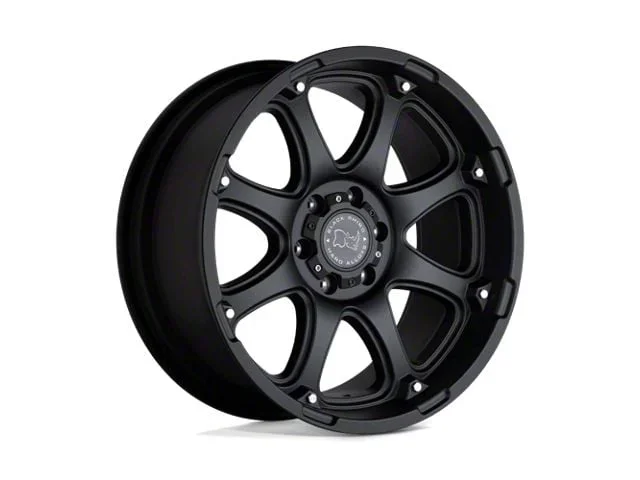 Black Rhino Glamis Matte Black 8-Lug Wheel; 18×9; 12mm Offset (01-06 Sierra 3500 HD SRW)Find parts that fit my vehicle