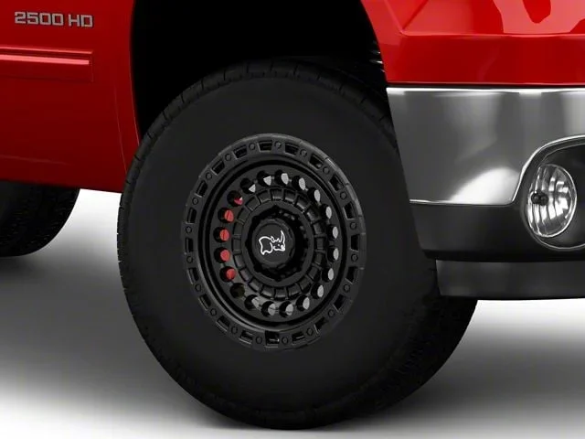 Black Rhino Sentinel Matte Black 8-Lug Wheel; 17×8.5; -18mm Offset (15-19 Sierra 3500 HD SRW)Find parts that fit my vehicle