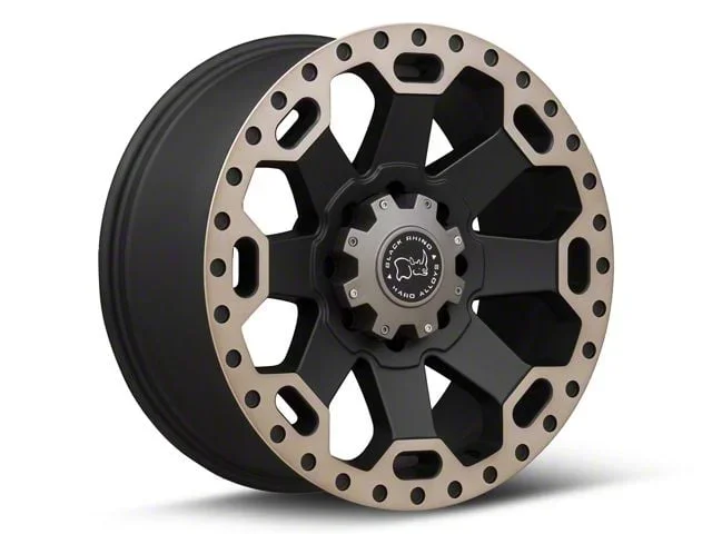 Black Rhino Warlord Matte Black with Machined Dark Tint 8-Lug Wheel; 18×9; -12mm Offset (15-19 Sierra 3500 HD SRW)Find parts that fit my vehicle