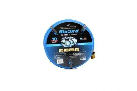 BluBird Rubber Air Hose Assembly; 1/2-Inch x 10-Foot