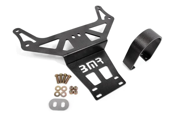 BMR 15-18 Dodge Challenger (Auto Trans) Hellcat/Demon Driveshaft Safety Loop – Black Hammertone