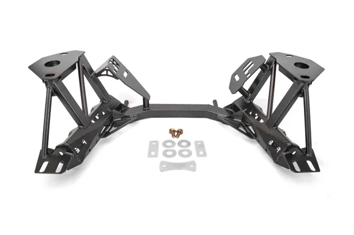 BMR 79-95 Ford Mustang K-Member Premium Version w/Spring Perches – Black Hammertone