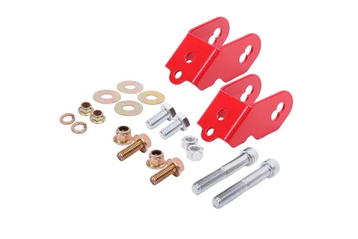 BMR Suspension 15-18 Ford Mustang S550 Rear Camber Adjustment Lockout Kit – Red