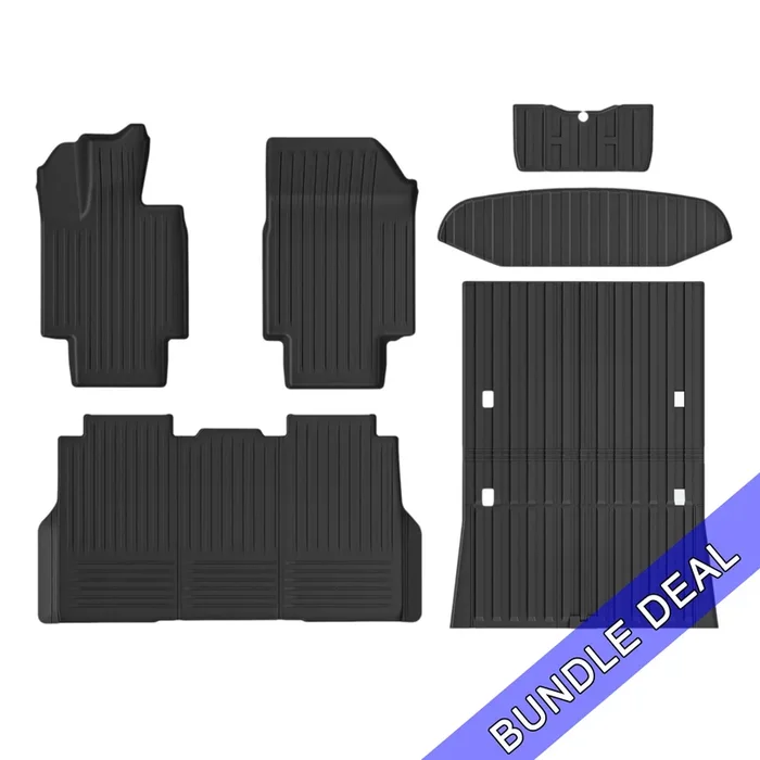 Bundle: Cybertruck Floor Mats & Bed Liners Full Set (6 PCS)