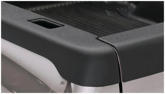 Bushwacker 07-14 Chevy Silverado 1500 Fleetside Bed Rail Caps 78.7in Bed – Black