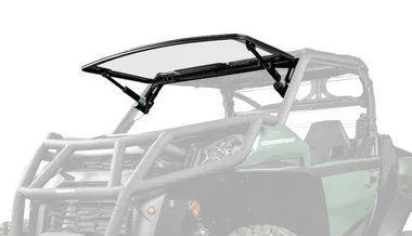 Can-Am Commander MaxDrive Power Flip Glass Windshield
