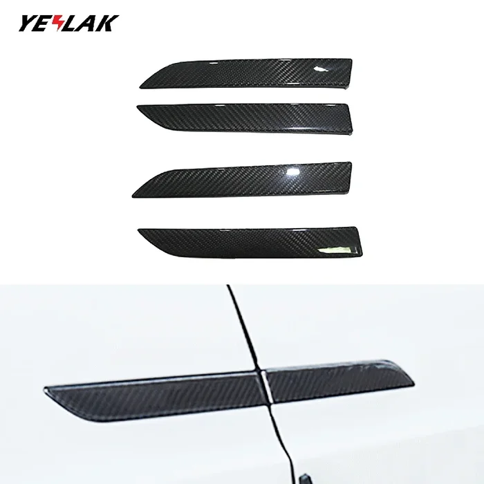 Carbon Fiber Door Handle Covers For Tesla Model X