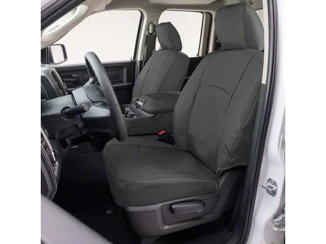 Covercraft Precision Fit Seat Covers Endura Custom Front Row Seat Covers; Charcoal (20-22 Sierra 3500 HD w/ Bucket Seats)Find parts that fit my vehicle