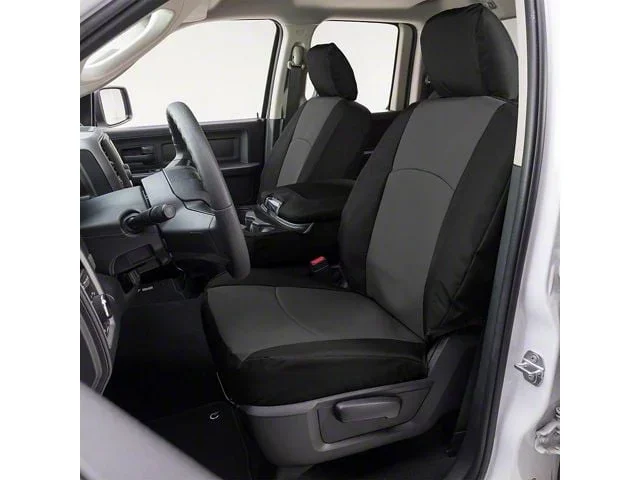 Covercraft Precision Fit Seat Covers Endura Custom Second Row Seat Cover; Charcoal/Black (07-14 Sierra 3500 HD Extended Cab)Find parts that fit my vehicle