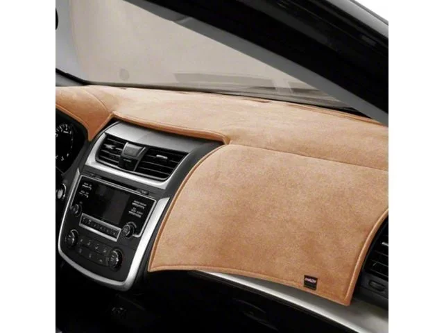 Covercraft VelourMat Custom Dash Cover; Caramel (20-23 Sierra 3500 HD w/ Forward Collision Alert)Find parts that fit my vehicle