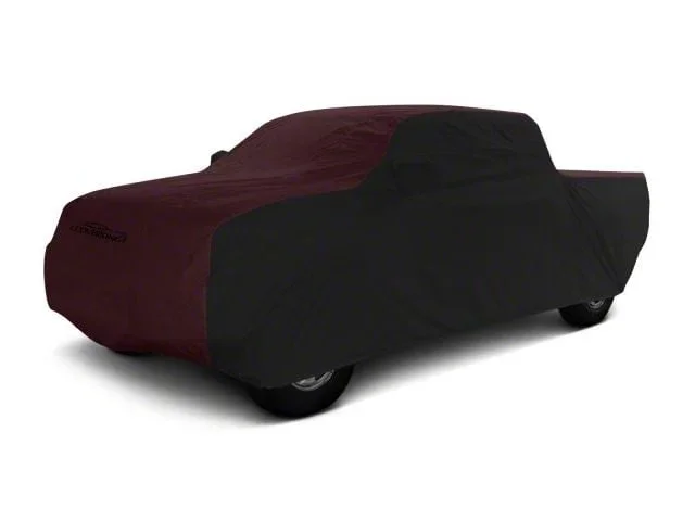 Coverking Stormproof Car Cover; Black/Wine (07-14 Sierra 3500 HD Extended Cab w/ Non-Towing Mirrors)Find parts that fit my vehicle