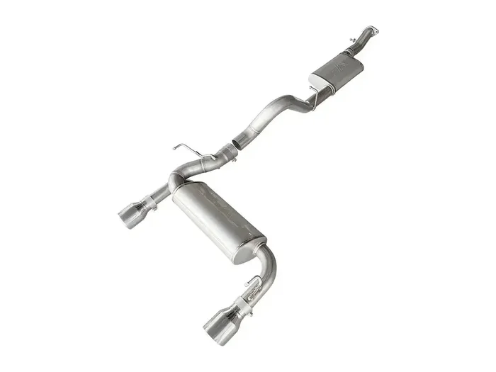 CV Fabrication Cruiser Cat-Back Exhaust (SILVER tips) for 2021-2024 Ford Bronco 2.3L & 2.7L
