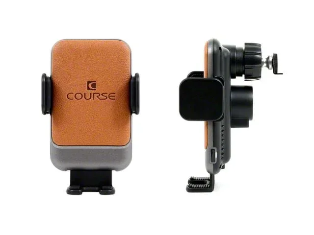 Direct Fit Phone Mount with Charging Auto Closing Cradle Head; Tan (20-26 Sierra 3500 HD)Find parts that fit my vehicle