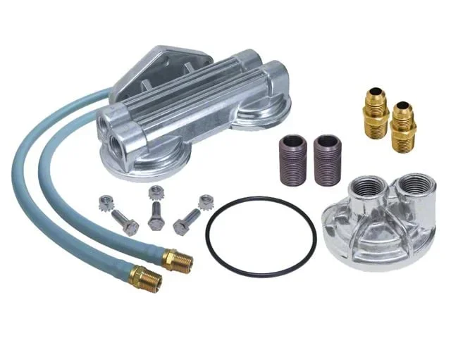 Dual Remote Oil Filter Relocation Kit; 22mm x 1.50 Threads (07-26 Sierra 3500 HD)Find parts that fit my vehicle