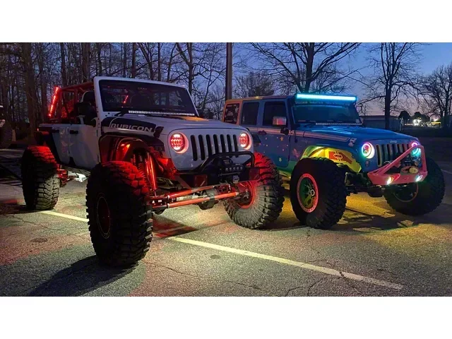 Empire Offroad LED Highland Series Classis RGB+W Rock Light Kit; Set of Twelve (Universal; Some Adaptation May Be Required)